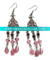 Wholesale Fashion alloy earring with diamond