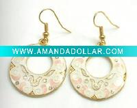 Wholesale Fashion alloy earring with diamond
