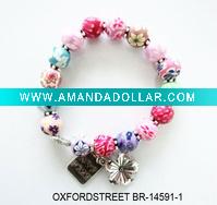 Wholesale fashion beaded bracelet with charms 2011