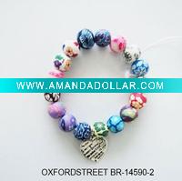 Wholesale fashion beaded bracelet with charms 2011