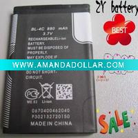 Wholesale Cell phone battery BL-4C in high capacity and top quality