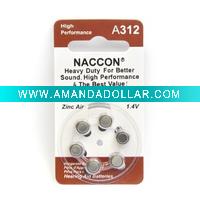 hearing aid battery A312
