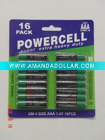 Wholesale R03 1.5v aaa heavy duty battery ( super power )