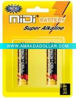 Wholesale Walkman Alkaline Battery/SIZE aaa/lr 03/AM-4