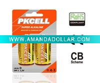 Alkaline Dry cell battery (CE/ROHS)