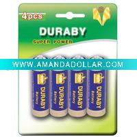 Wholesale R6 carbon zinc battery with PVC jacket