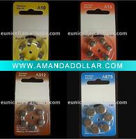 Wholesale 1.4V Zinc air Hearing aid battery with CE