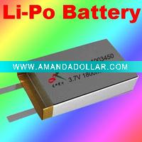 lithium polymer battery for mp5 player