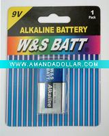 Wholesale 9V alkaline dry battery