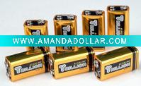 Wholesale Metal Jacket 9v Alkaline Battery