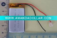 Wholesale li-po battery 420mah 3.7V for MP4 or portable equipment 5*23*39
