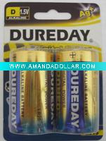 Wholesale ultra alkaline d size battery