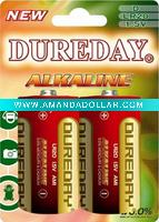 super alkaline d size battery