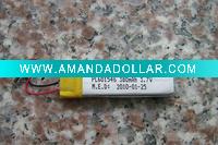 Wholesale Lithium ion rechargeable battery 3.7V 380mAH