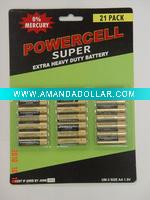 Wholesale 1.5v AAA zinc carbon 21/B battery