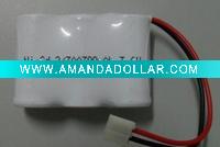 Wholesale [factory direct sale] Nicd telecom rechargeable battery pack 2/3AA 300mAh*3 3.6V