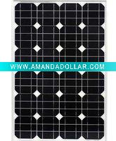 Wholesale monocrystalline silicon solar panel 50W