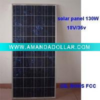 Wholesale multicrystalline silicon solar panel 130W