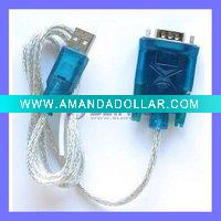 Wholesale USB to RS232 Serial 9 Pin DB9 Cable Adapter COM Port
