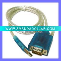 USB to RS232 Serial 9 Pin DB9 Cable Adapter