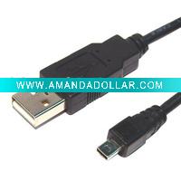 USB 2.0 AM-Mini 5P Cable