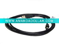 Wholesale USB 2.0 A Male to Mini-B 5pin Male 28/24AWG Cable w/ Ferrite Core - (Gold Plated) - 1.5ft