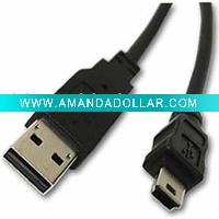 USB 2.0 AM-Mini 5P Extension Cable
