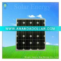 Wholesale Efficient 30W Monocrystal PV Solar Panel for Charging 12V Battery