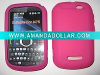 Wholesale Hot pink silicon case suitable for mot clutch+i475