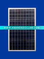 Wholesale hot high efficiency polycrystalline silicon 70W solar module
