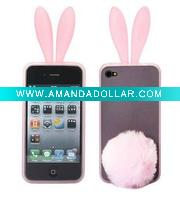 Popular Rabbit Shaped iphone4g Case ,HOT