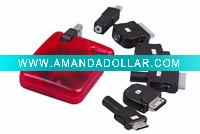 USB charger comply with different adaptors