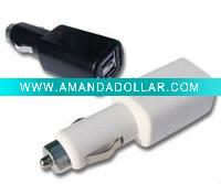 Wholesale dual usb ports car charger