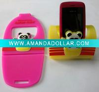 Wholesale soft PVC moible holder, phone stand