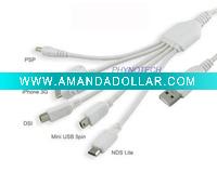 multi-functional USB charging cable, one for all