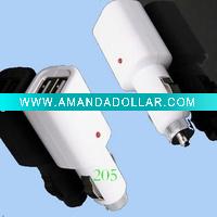 Wholesale Double USB Car Charge for IPDA,Ipohne.etc