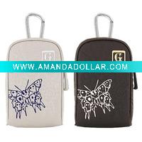 neoprene phone bag with hook wallet