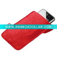 Felt mobile pouch