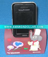 pvc mobile phone holder