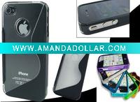 Wholesale PC+TPU cover cases for iphone4g