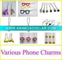 Wholesale 2011 Fashion phone charm/phone strap
