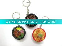 Wholesale Artificial food keyring