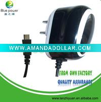 Wholesale Mobile phone chargers with Red or Blue LED