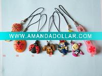 Wholesale soft PVC cell phone charm