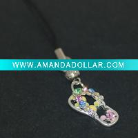 Wholesale Promotional Crystal Mobile Phone Strap