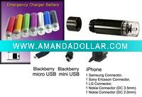 Exquisite Emergency Charger with battery/adapter