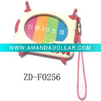 Customized soft PVC mobile phone strap