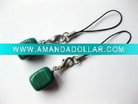 Wholesale Green Gemstone phone pendant