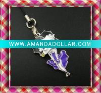 Wholesale beautiful girl mobile phone charm (lover's gift and promotion products)