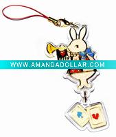 Wholesale fashion acrylic mobile phone straps